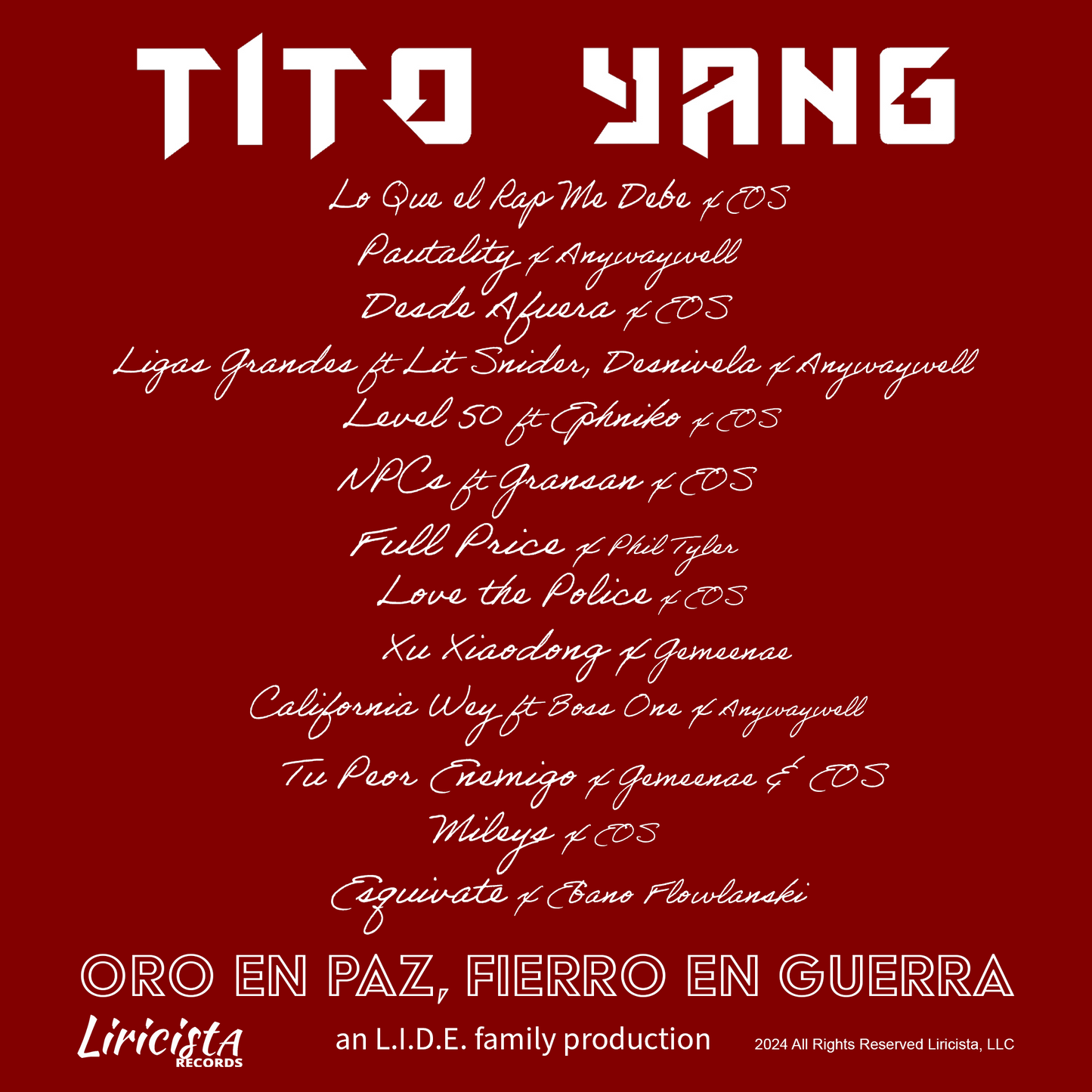 Tito Yang - Oro en Paz Fierro en Guerra - Edición Digital